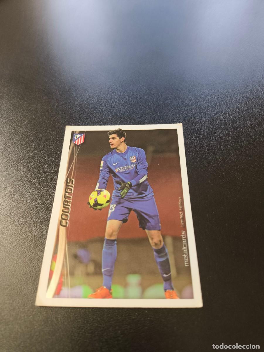 Cromos de F&uacute;tbol: 1 COURTOIS ATLETICO DE MADRID TOP 11 LIMITADA MUNDICROMO LIGA 2014 2015 NO PANINI ESTE