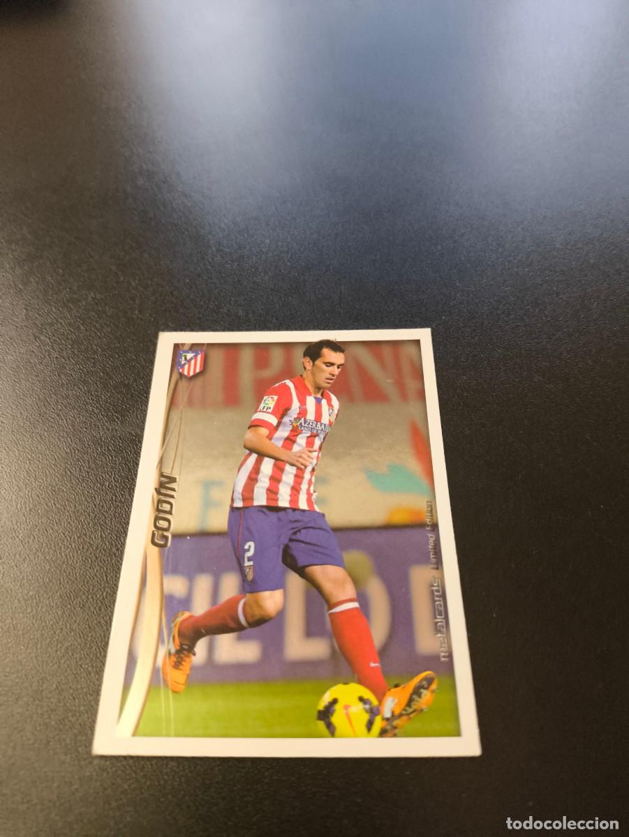 Cromos de F&uacute;tbol: 5 GODIN ATLETICO DE MADRID TOP 11 LIMITADA MUNDICROMO LIGA 2014 2015 NO PANINI ESTE