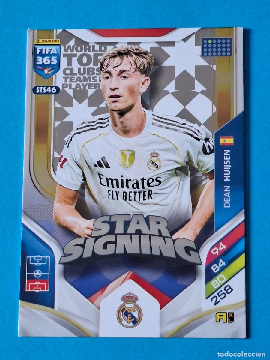 Cromos de F&uacute;tbol: STAR SIGNING Upgrade #STS46 DEAN HUIJSEN (Real Madrid) - PANINI Adrenalyn XL FIFA 365 WTC 2026