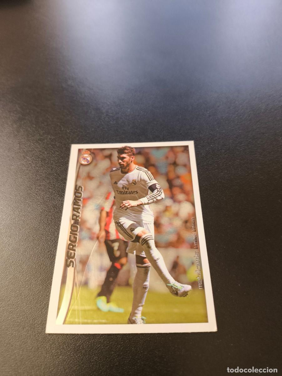 Cromos de F&uacute;tbol: 4 SERGIO RAMOS REAL MADRID TOP 11 LIMITADA MUNDICROMO LIGA 2014 2015 NO PANINI ESTE