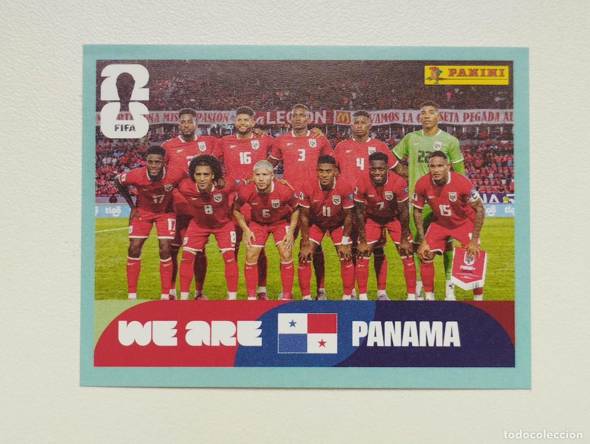 Cromos de F&uacute;tbol: CROMO STICKER WORLD CUP 2026 MUNDIAL 26 PANINI PANAMA PAN13 PAN 13 PLANTILLA ALINEACION