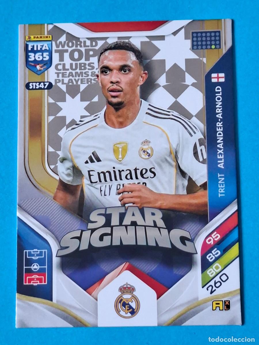 Cromos de F&uacute;tbol: STAR SIGNING Upgrade #STS47 TRENT ALEXANDER ARNOLD Real Madrid PANINI Adrenalyn XL FIFA 365 WTC 2026