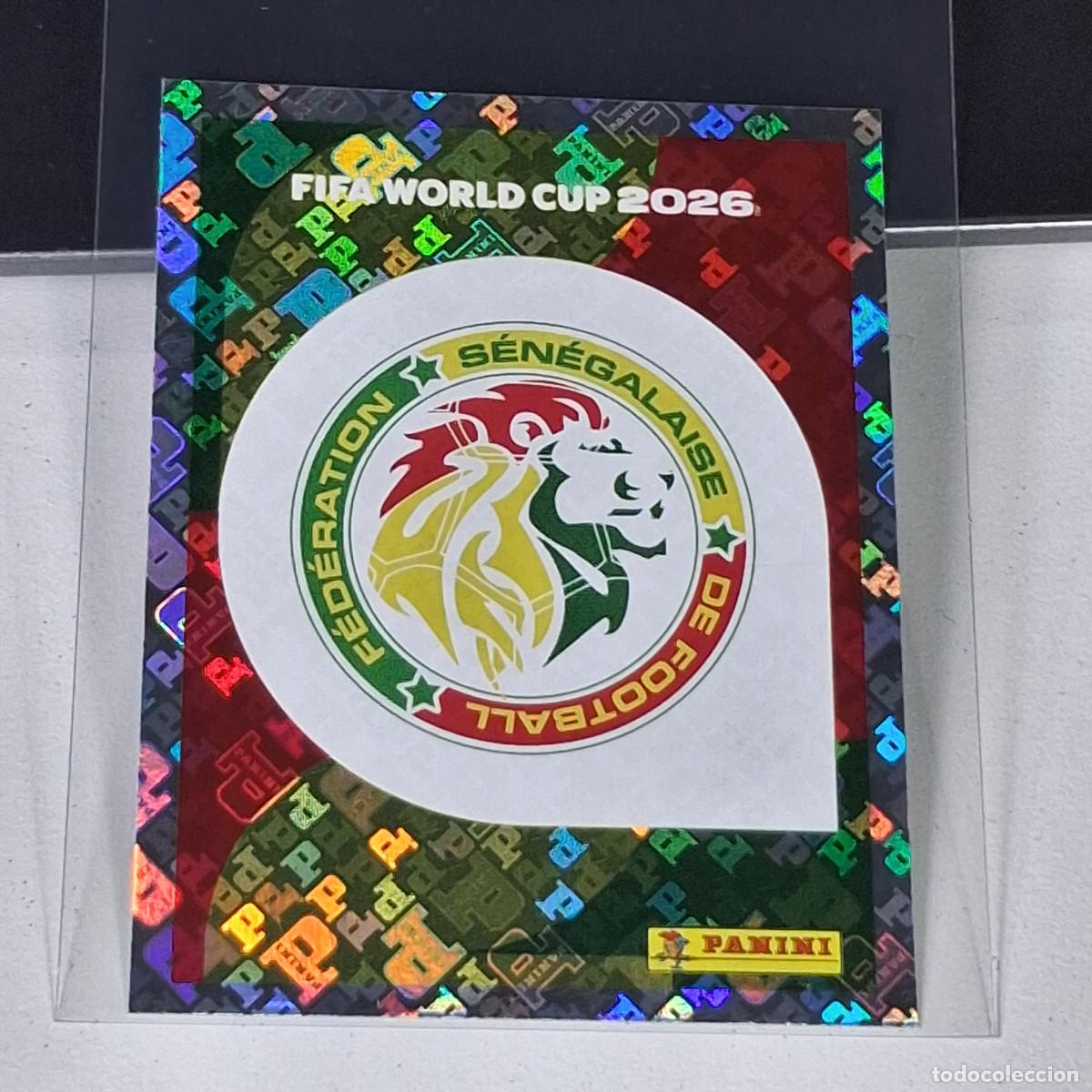 Cromos de F&uacute;tbol: B7 SEN1 EMBLEM ESCUDO 1 SENEGAL SEN MUNDIAL FIFA WORLD CUP 2026 STICKER PANINI