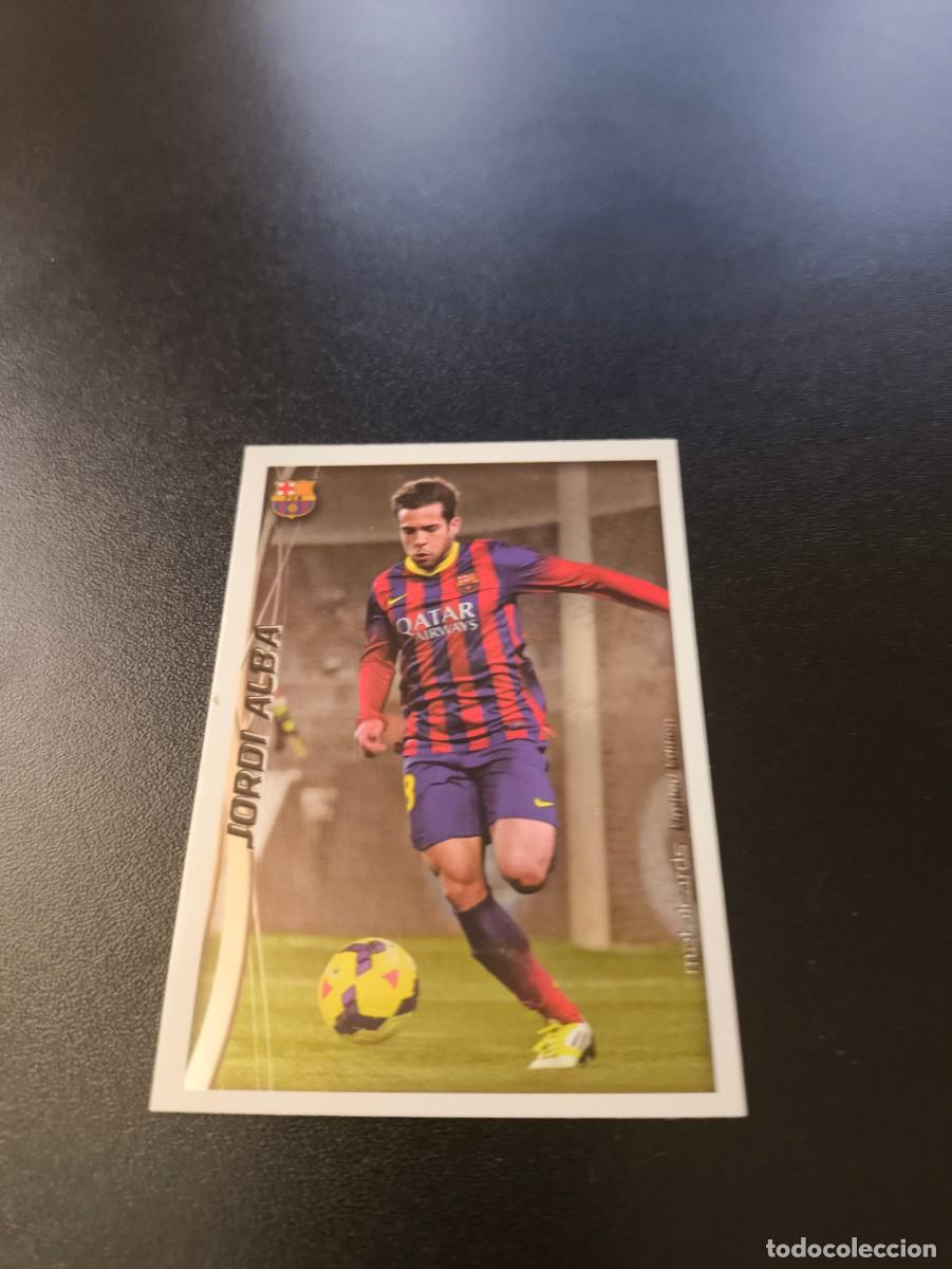 Cromos de F&uacute;tbol: 3 JORDI ALBA BARCELONA TOP 11 LIMITADA MUNDICROMO LIGA 2014 2015 NO PANINI ESTE