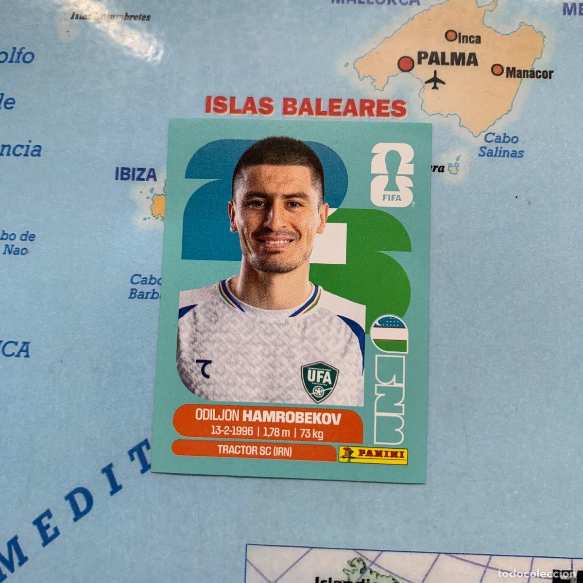 Cromos de F&uacute;tbol: Uzbekist&aacute;n n&uacute;mero 10 cromo panini Mundial Fifa World Cup 2026