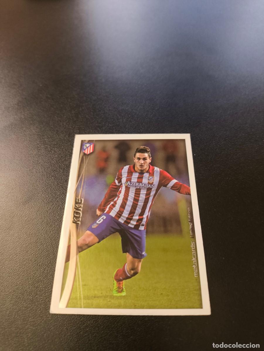 Cromos de F&uacute;tbol: 6 KOKE ATLETICO DE MADRID TOP 11 LIMITADA MUNDICROMO LIGA 2014 2015 NO PANINI ESTE