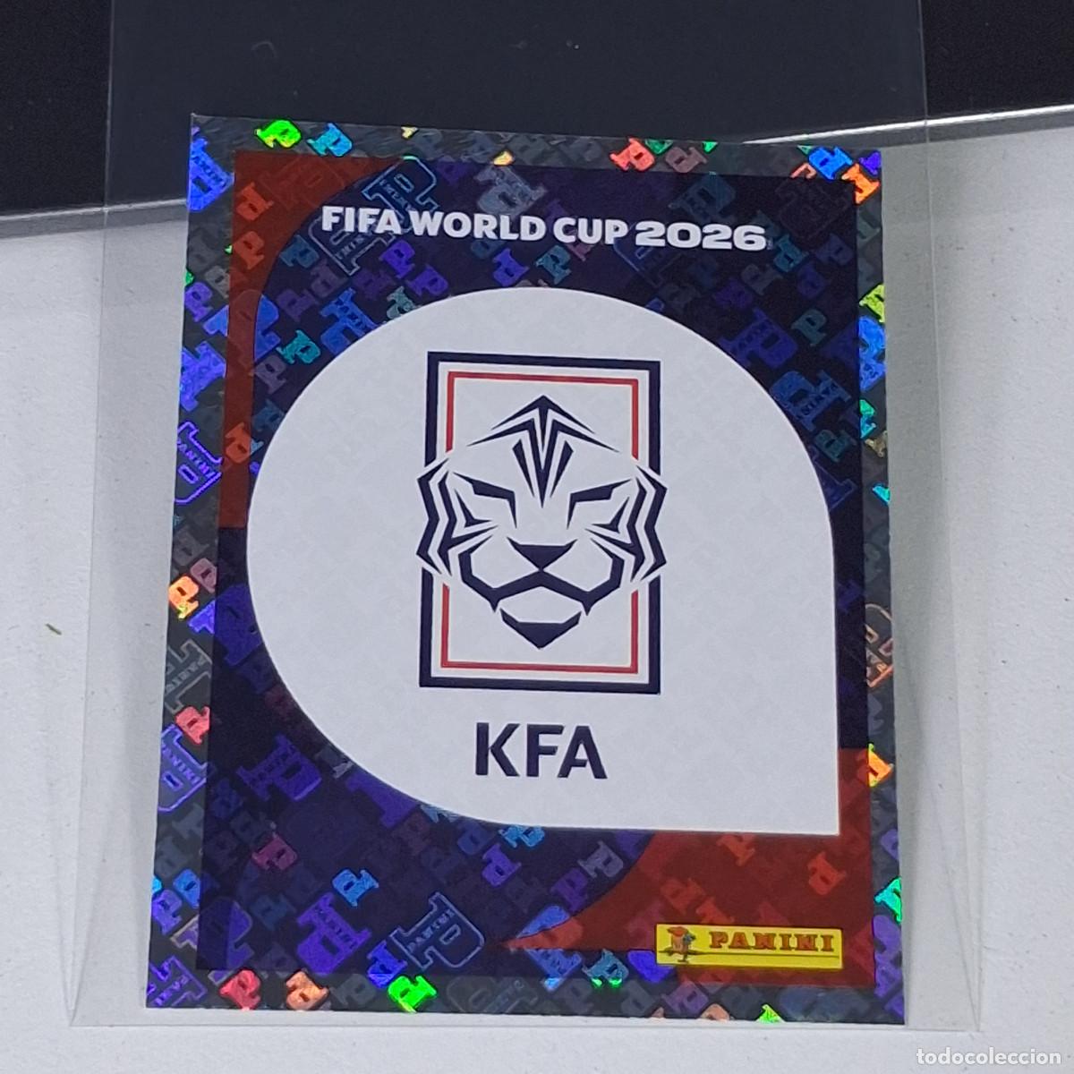 Cromos de F&uacute;tbol: B7 KOR 1 KOR1 ESCUDO LOGO BADGE COREA DEL SUR KOREA MUNDIAL FIFA WORLD CUP 2026 STICKER PANINI