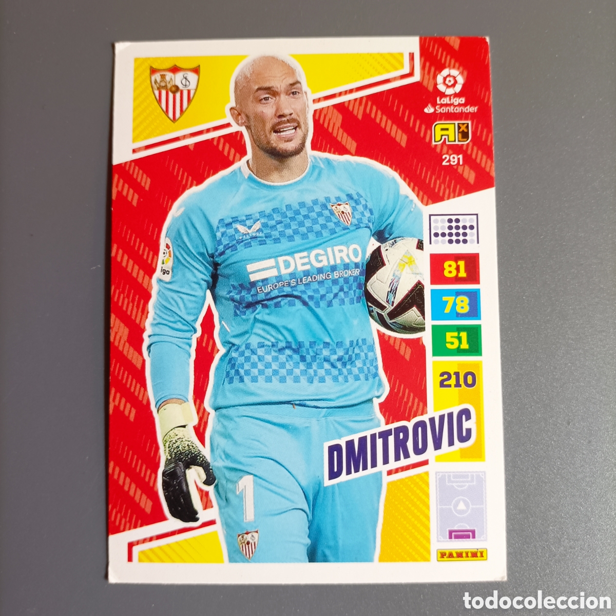 Cromos de F&uacute;tbol: ADRENALYN. LIGA 2022-2023 (SEVILLA) №291 DMITRIVIC
