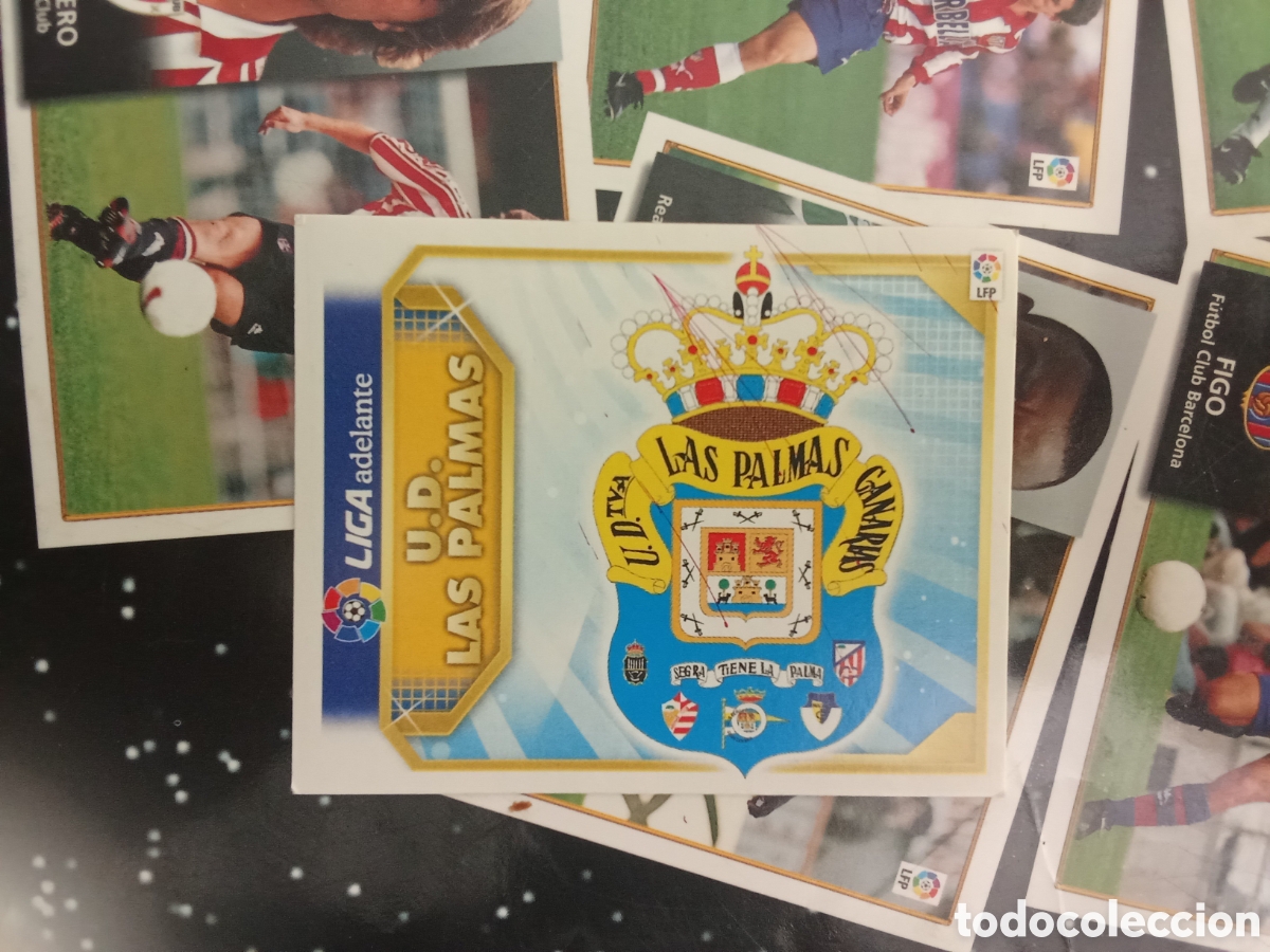 Cromos de F&uacute;tbol: ERROR ESCUDO LAS PALMAS LIGA ESTE 11 12. NUEVO
