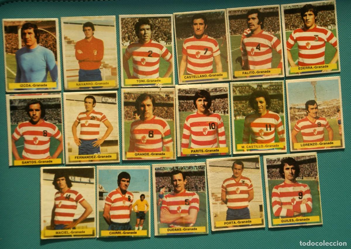 Fu&szlig;ball-Sticker: ED. FINI 75 76 GRANADA. EQUIPO COMPLETO RECUPERADO. DEP LEGAL MA