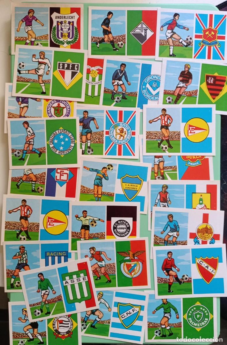 Cromos de F&uacute;tbol: LOTE DE 25 CROMOS DE EQUIPOS INTERNACIONALES COLECCION RUIZ ROMERO LIGA 72 73 1972 1973 SIN PEGAR