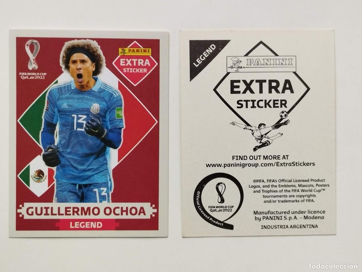 Fu&szlig;ball-Sticker: CROMO STICKER EXTRA BASE PANINI ARGENTINA MUNDIAL DE FUTBOL QATAR 2022 LEGEND MEMO OCHOA MEXICO