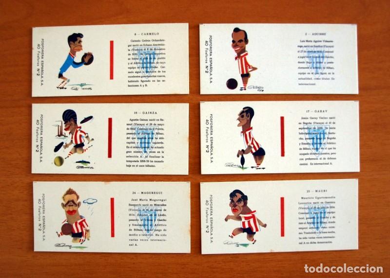 Cartes &agrave; collectionner de Football: Athletic de Bilbao - Fosforera Espa&ntilde;ola, a&ntilde;os 60 - 6 cajas de cerillas nunca pegadas