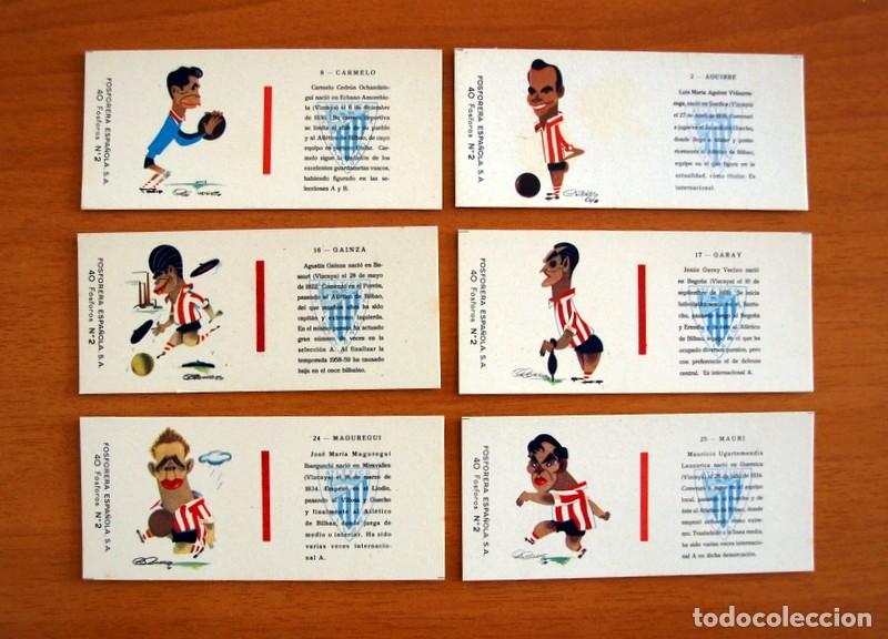 Cartes &agrave; collectionner de Football: Athletic de Bilbao - Fosforera Espa&ntilde;ola, a&ntilde;os 60 - 6 cajas de cerillas nunca pegadas