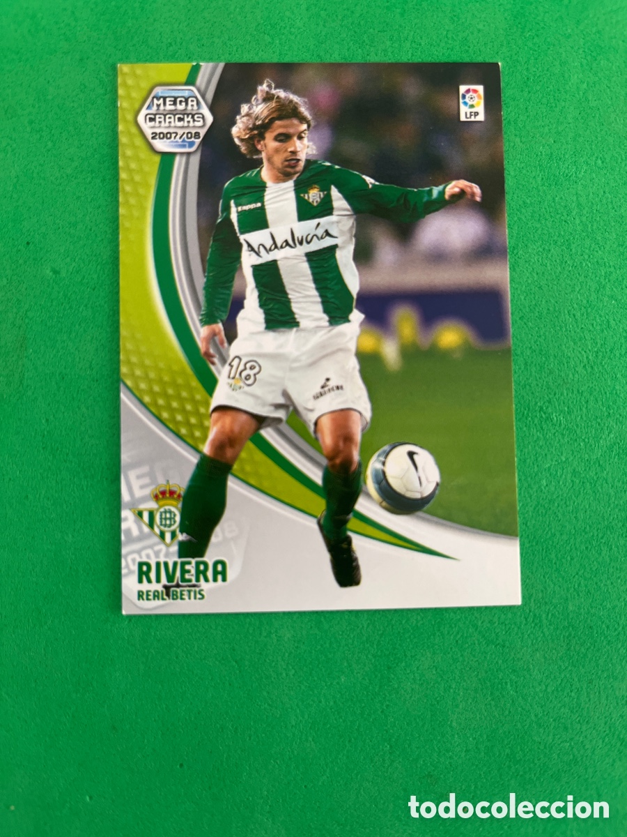 Cromos de f&uacute;tbol: RIVERA 84 REAL BETIS MGK 2007 2008 MEGACRACKS 07 08 PANINI NUEVO EN PERFECTO ESTADO