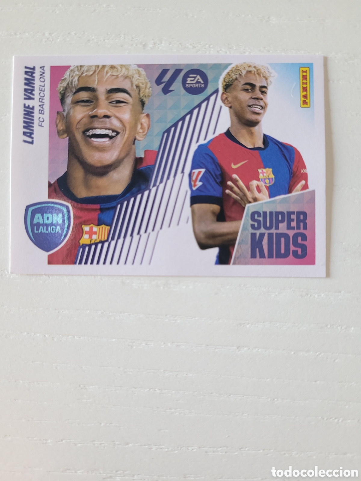 Cromos de F&uacute;tbol: Cromo S&uacute;per Kids liga este 25-26 Lamine Yamal