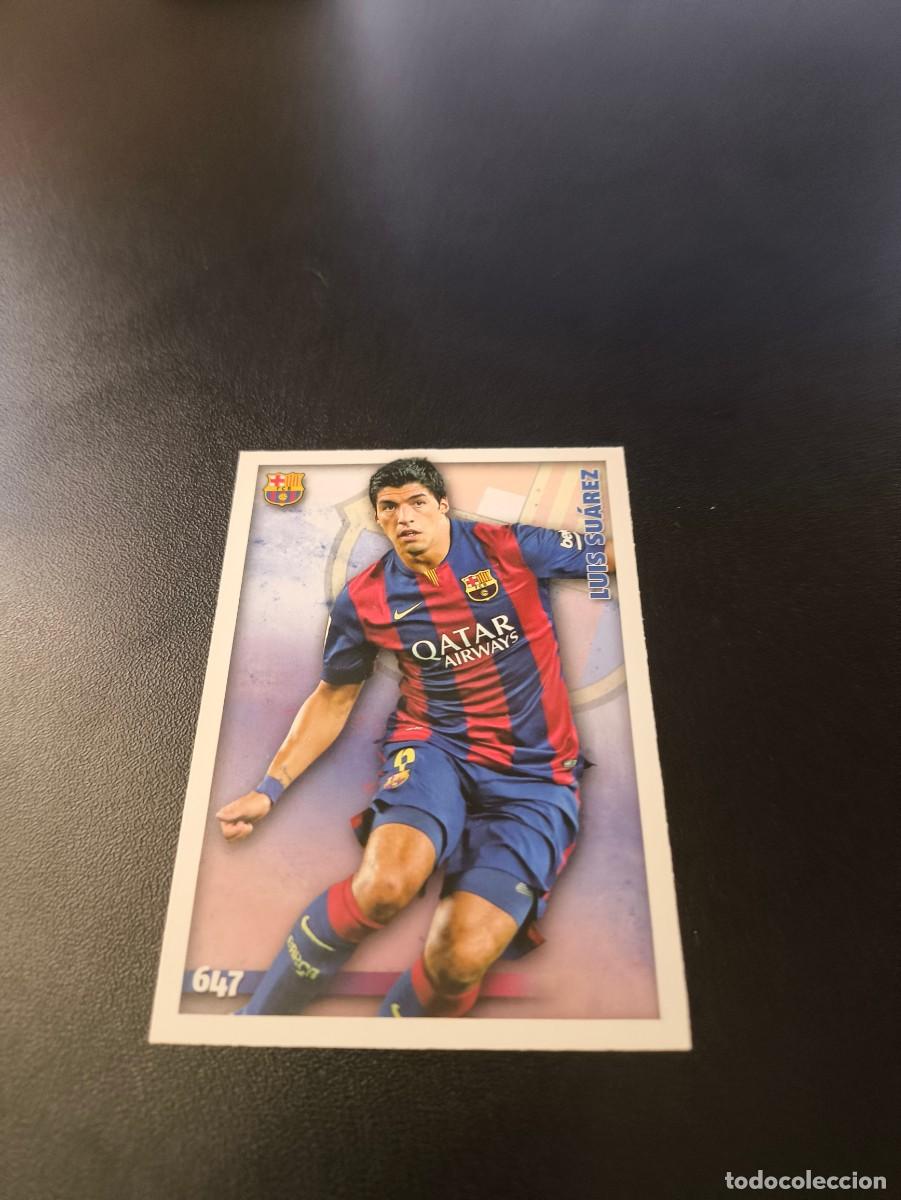 Cromos de F&uacute;tbol: 647 LUIS SUAREZ BARCELONA ULTIMA HORA UH MUNDICROMO LIGA 2014 2015 NO PANINI ESTE