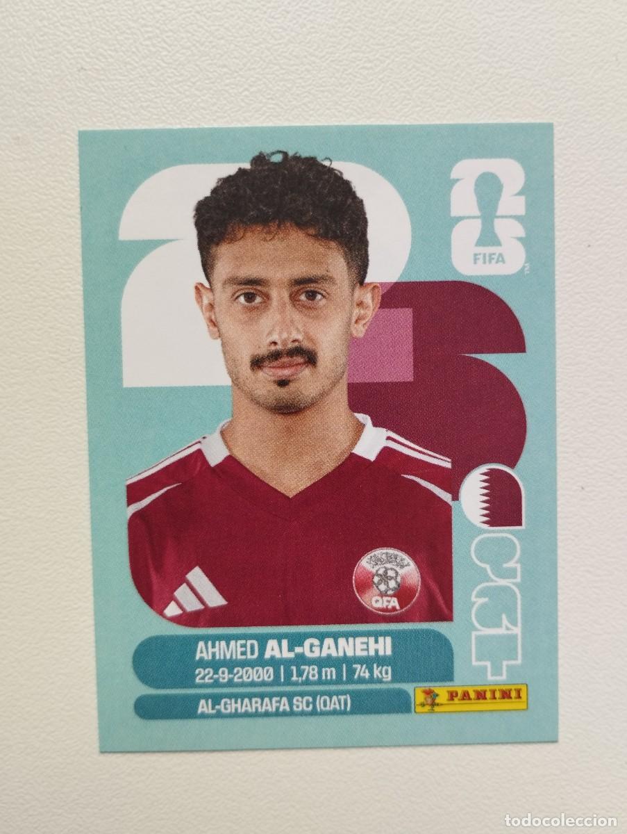 Cromos de F&uacute;tbol: CROMO STICKER WORLD CUP 2026 MUNDIAL 26 PANINI QATAR QAT19 QAT 19 AHMED AL-GANEHI