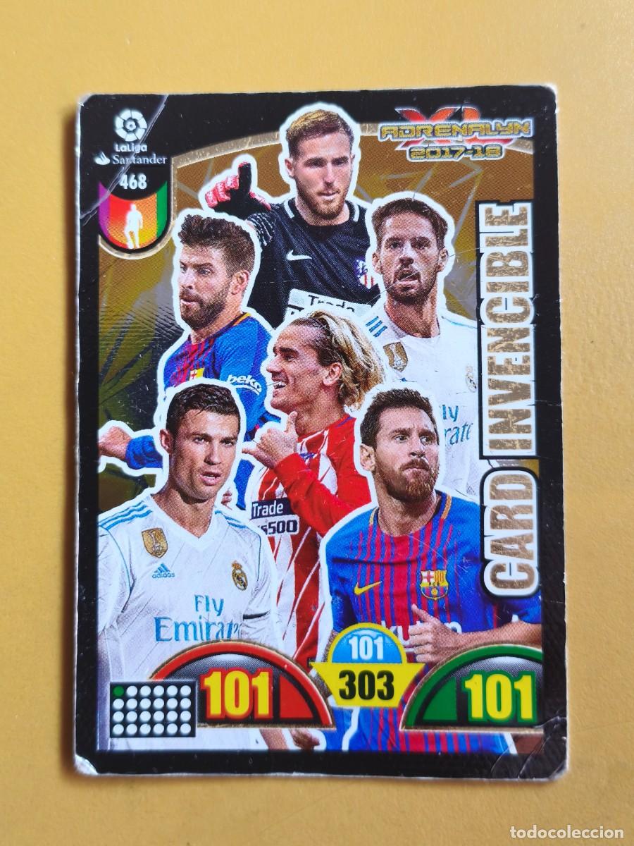 Cromos de F&uacute;tbol: card invencible, 2017 18 messi