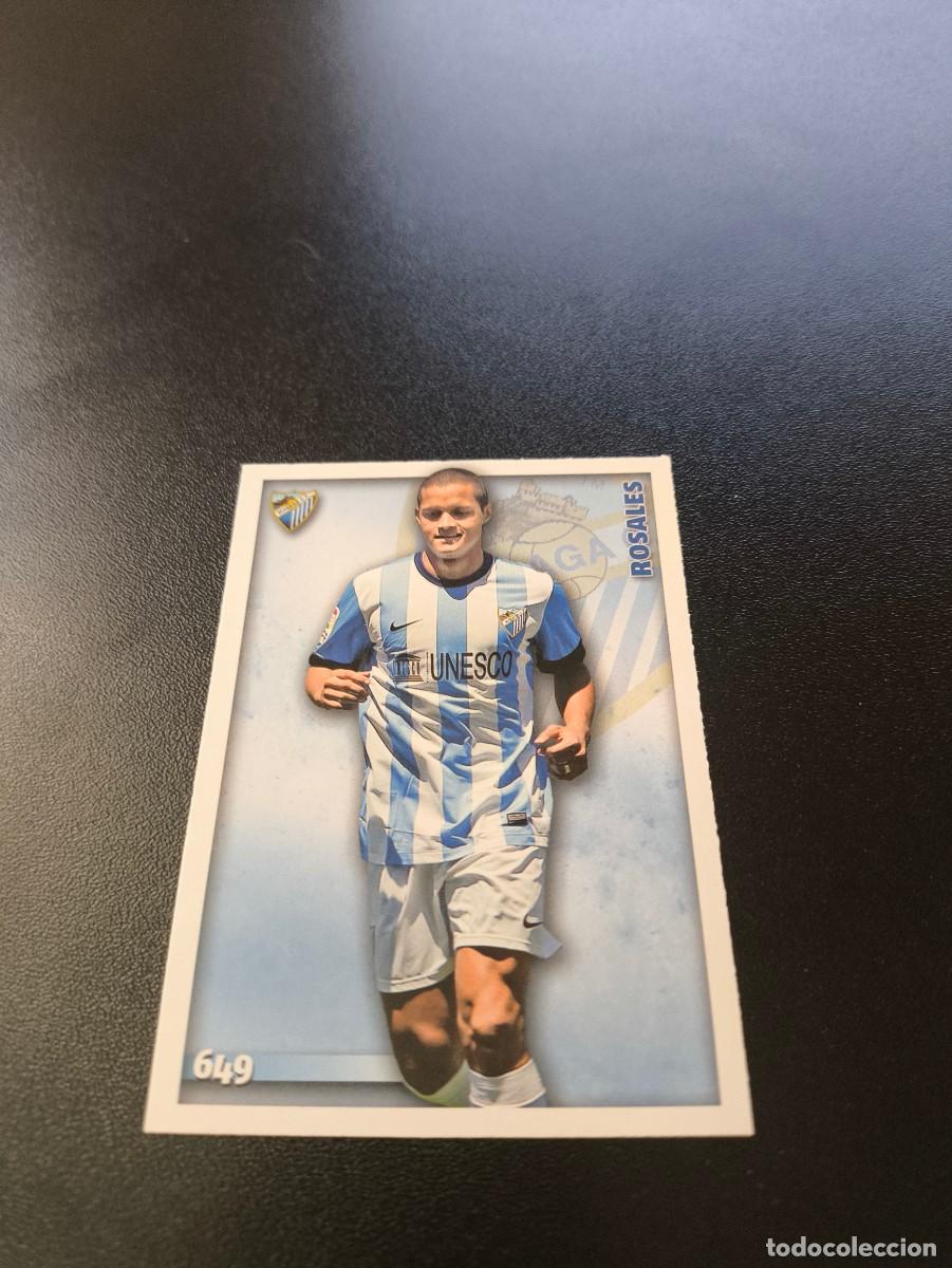 Cromos de F&uacute;tbol: 649 ROSALES MALAGA ULTIMA HORA UH MUNDICROMO LIGA 2014 2015 NO PANINI ESTE