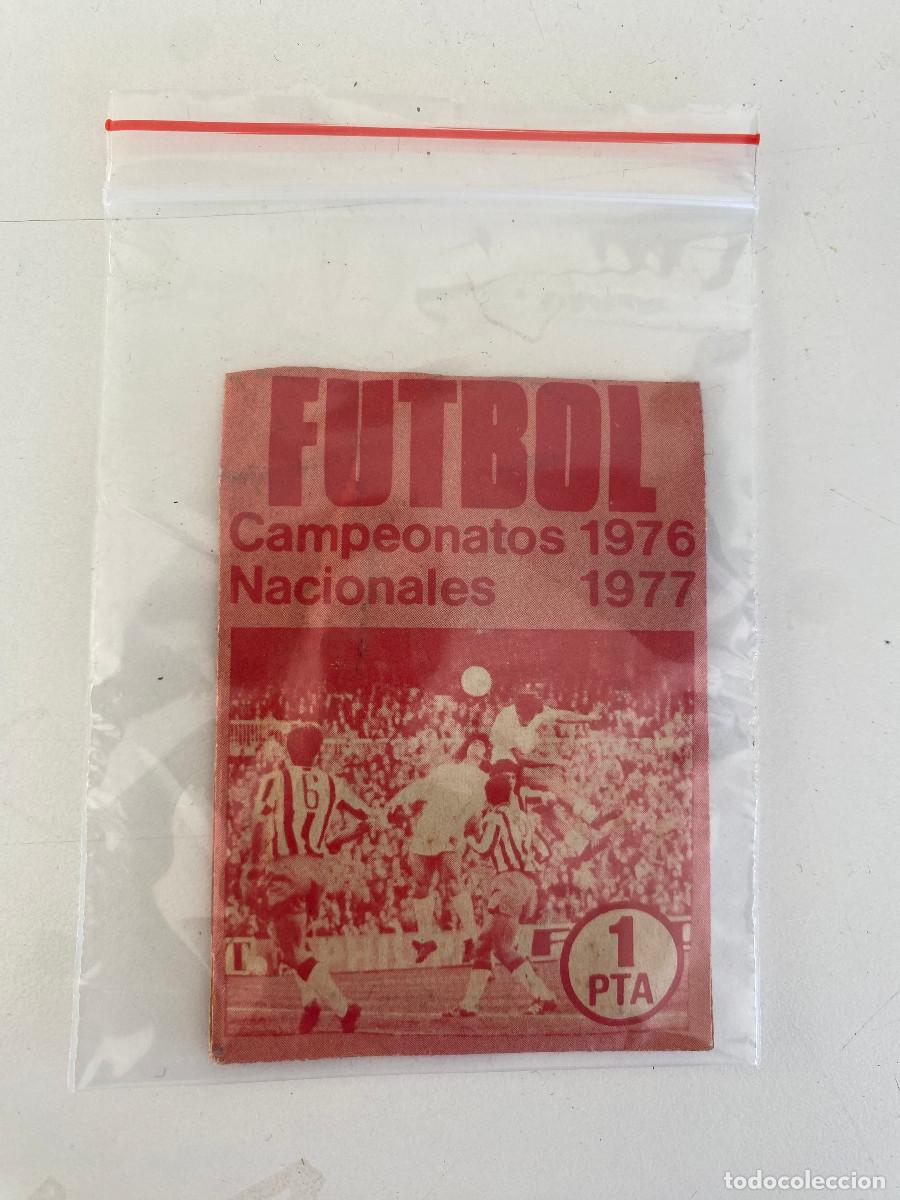 Cromos de F&uacute;tbol: SOBRE DE CROMOS SIN ABRIR RUIZ ROMERO FUTBOL CAMPEONATOS NACIONALES 1976 / 1977