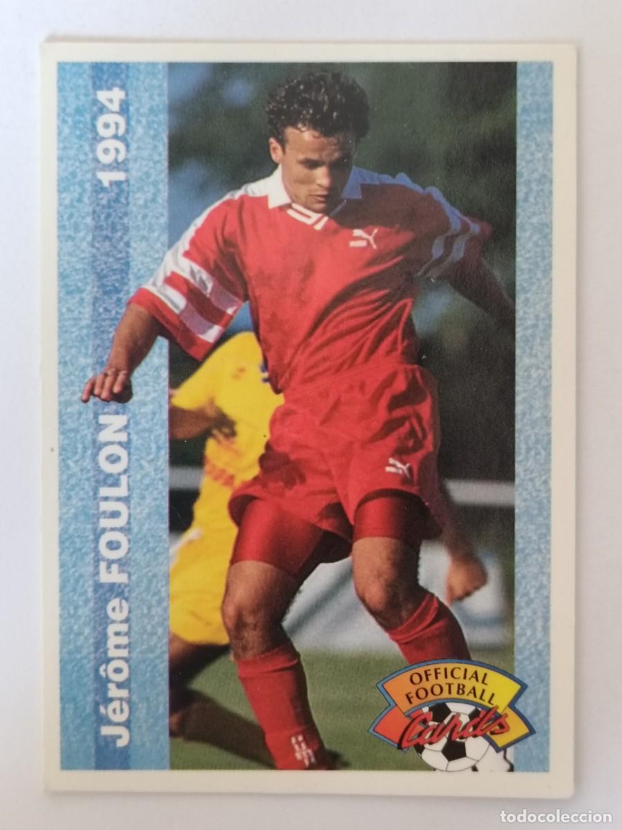 Cromos de F&uacute;tbol: #66 JEROME FOULON (VALENCIENNES) FOOTBALL CARD 1993/1994 PANINI
