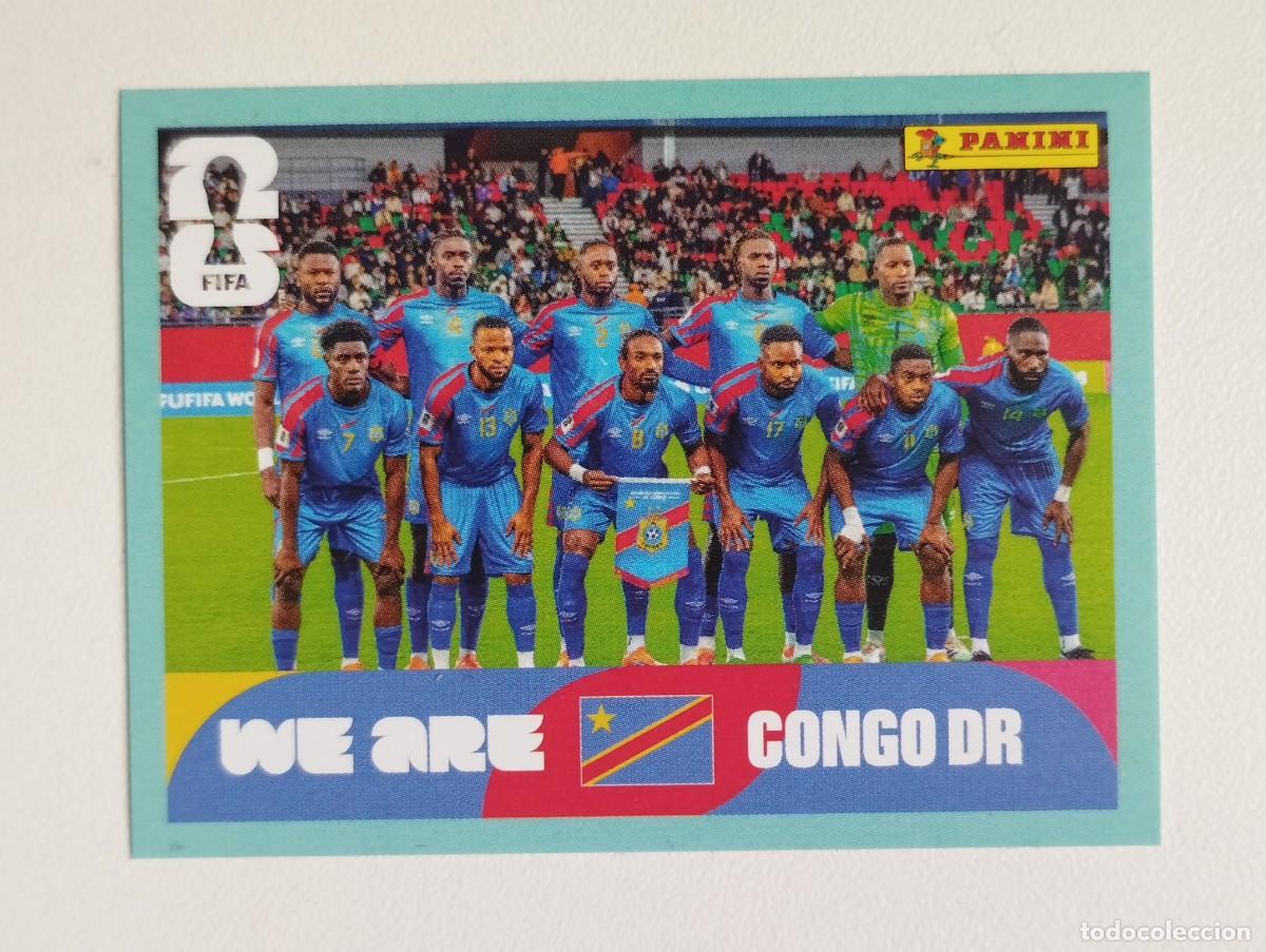 Cromos de F&uacute;tbol: CROMO STICKER WORLD CUP 2026 MUNDIAL 26 PANINI CONGO COD13 COD 13 PLANTILLA ALINEACION