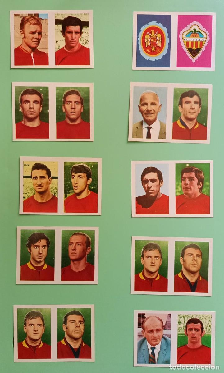 Cromos de F&uacute;tbol: CROMOS LOTE SELECCION ESPA&Ntilde;OLA RUIZ ROMERO LIGA 72 73 1972 1973 SIN PEGAR CON DI STEFANO Y KUBALA