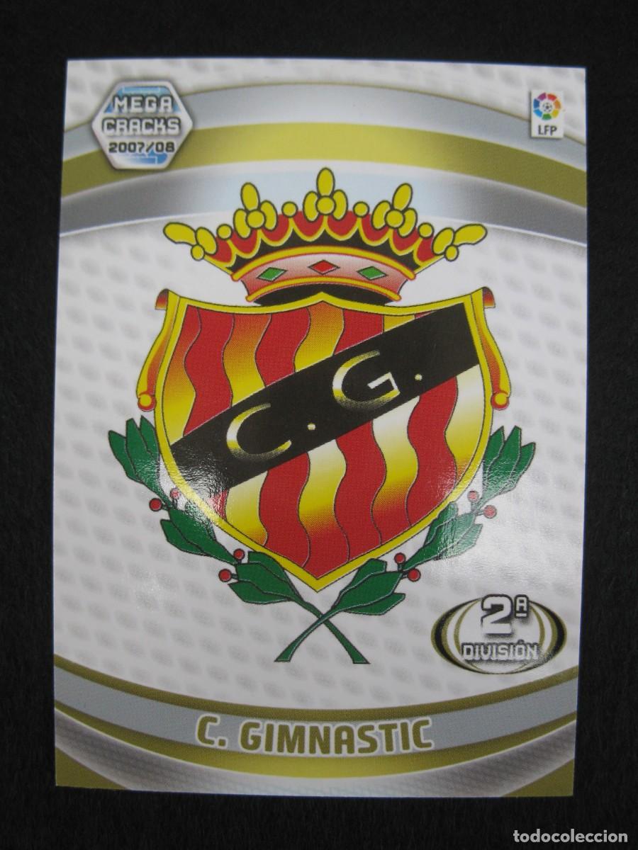 Cromos de F&uacute;tbol: ESCUDO DEL C. GIMNASTIC - N&ordm; 417 - 2&ordf; DIVISI&Oacute;N - MEGACRACKS 2007-2008 - PANINI - 07-08.