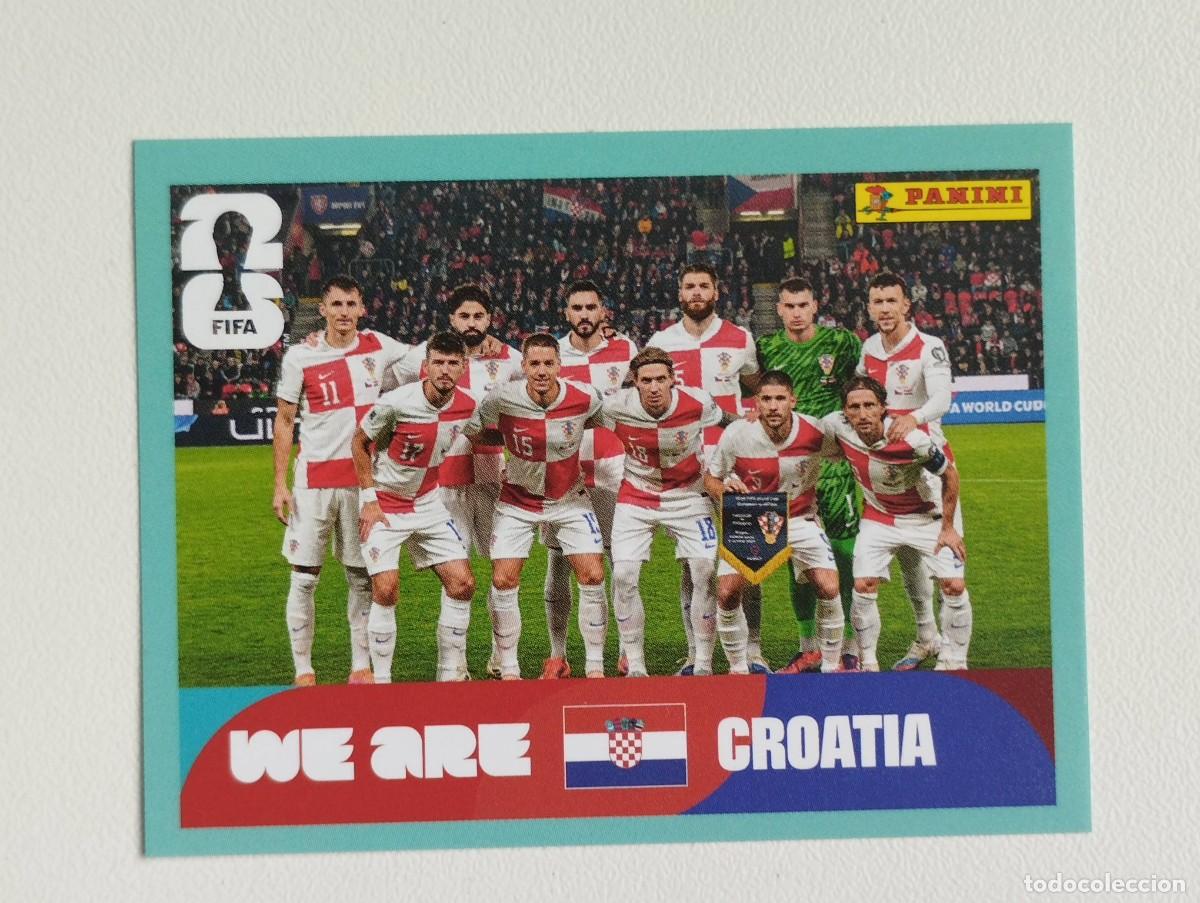 Figurine di Calcio: CROMO STICKER WORLD CUP 2026 MUNDIAL 26 PANINI CROACIA CRO13 CRO 13 PLANTILLA ALINEACION