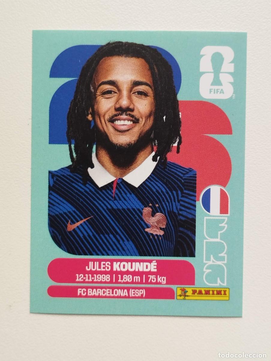 Figurine di Calcio: CROMO STICKER WORLD CUP 2026 MUNDIAL 26 PANINI FRANCIA FRA5 FRA 5 JULES KOUNDE