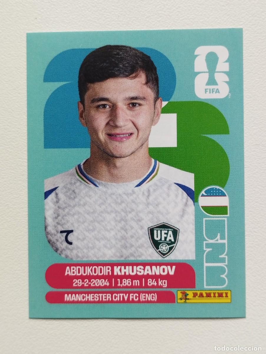 Figurine di Calcio: CROMO STICKER WORLD CUP 2026 MUNDIAL 26 PANINI UZBEKISTAN UZB9 UZB 9 KHUSANOV