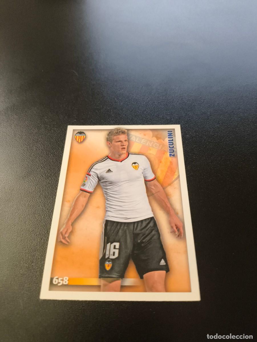 Cromos de Futebol: 658 ZUCULINI VALENCIA ULTIMA HORA UH MUNDICROMO LIGA 2014 2015 NO PANINI ESTE