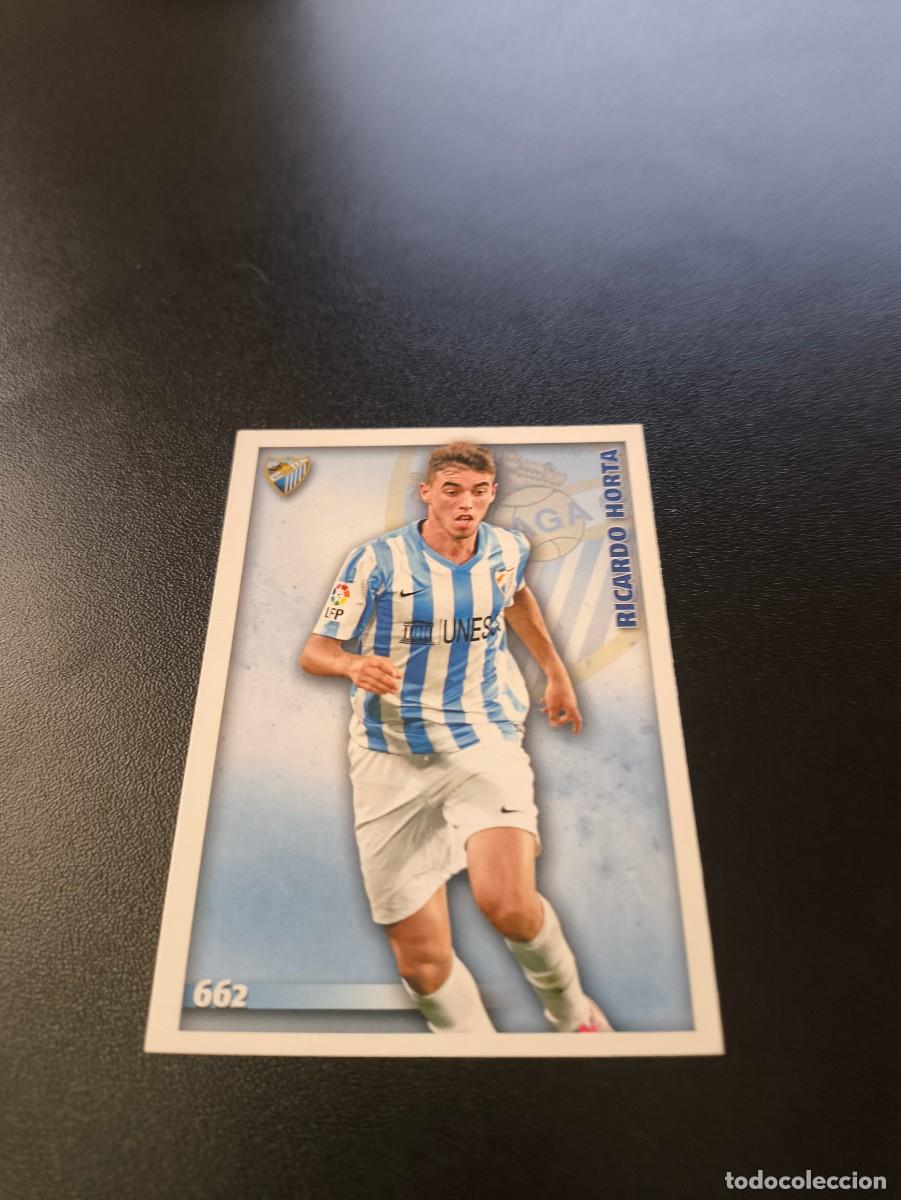 Cromos de F&uacute;tbol: 662 RICARDO HORTA MALAGA ULTIMA HORA UH MUNDICROMO LIGA 2014 2015 NO PANINI ESTE