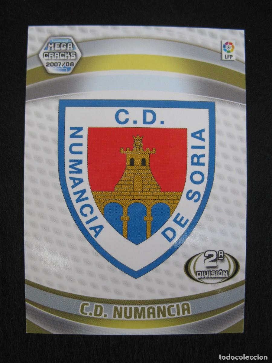 Cromos de F&uacute;tbol: ESCUDO DEL C.D. NUMANCIA - N&ordm; 422 - 2&ordf; DIVISI&Oacute;N - MEGACRACKS 2007-2008 - PANINI - 07-08.