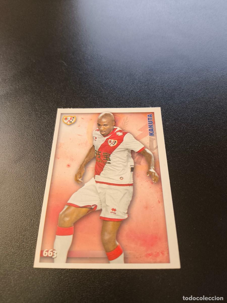 Cromos de F&uacute;tbol: 663 KAKUTA RAYO VALLECANO ULTIMA HORA UH MUNDICROMO LIGA 2014 2015 NO PANINI ESTE