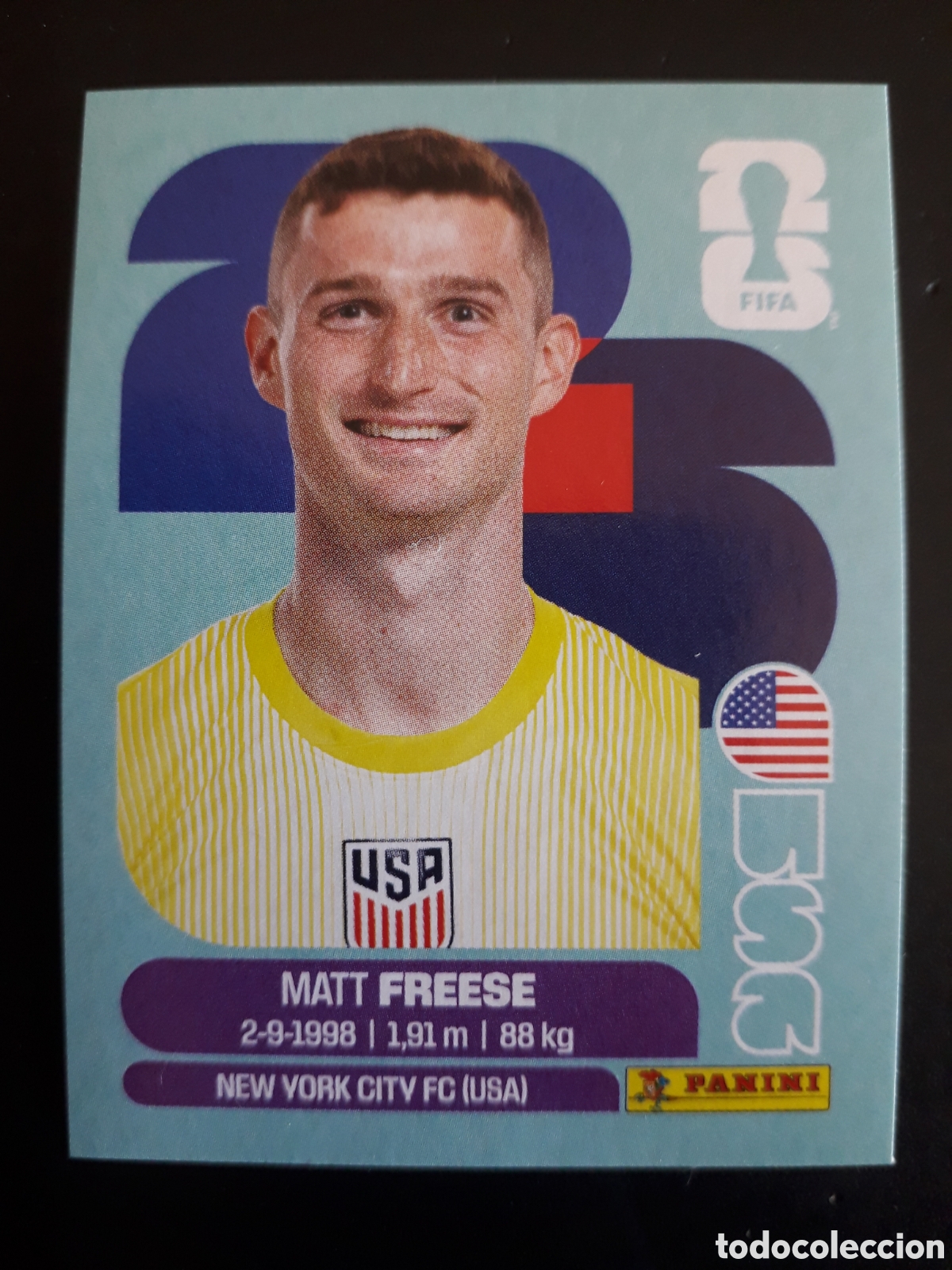 Cromos de F&uacute;tbol: FREESE ESTADOS UNIDOS USA 2 MUNDIAL F&Uacute;TBOL 2026 FIFA WORLD CUP PANINI SIN PEGAR PEDIDO M&Iacute;NIMO 3&euro;