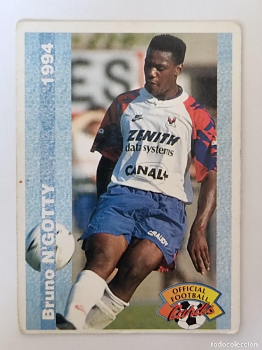 Cromos de F&uacute;tbol: #80 BRUNO N'GOTTY (OLYMPIQUE LYON) FOOTBALL CARD 1993/1994 PANINI