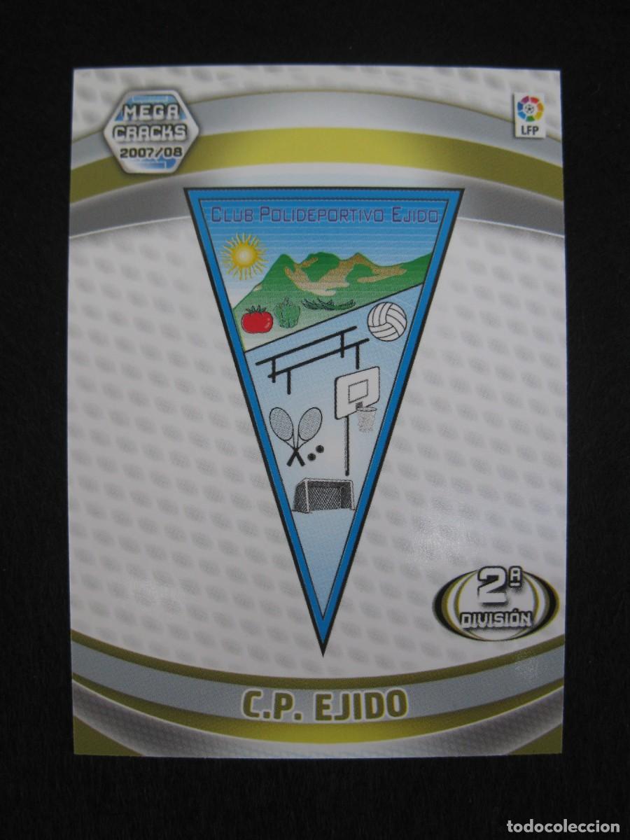 Cromos de F&uacute;tbol: ESCUDO DEL C.P. EJIDO - N&ordm; 425 - 2&ordf; DIVISI&Oacute;N - MEGACRACKS 2007-2008 - PANINI - 07-08.