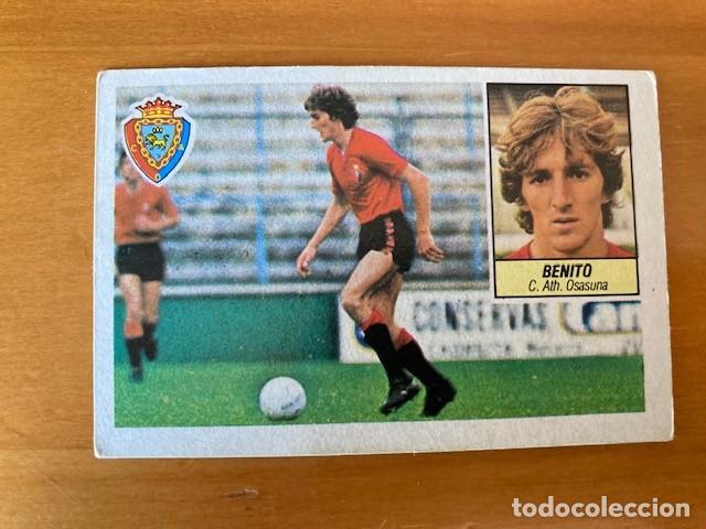 Football Stickers: BENITO OSASUNA ULTIMO FICHAJE N&ordm; 4 84-85 ESTE NUNCA PEGADO