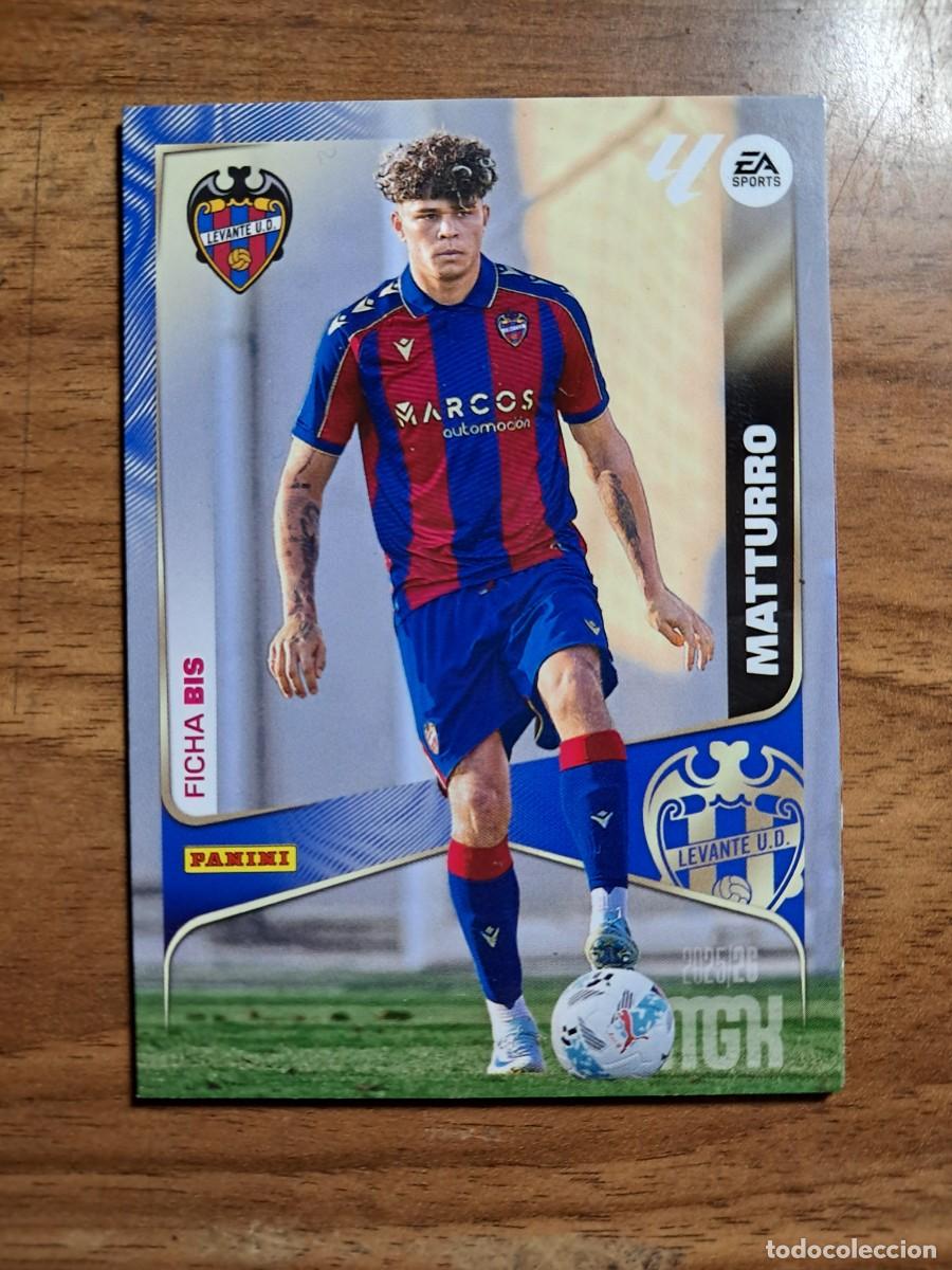 Cromos de F&uacute;tbol: CARD MEGACRACKS TEMPORADA 25/26: FICHA BIS MATTURRO, N&deg; 204 BIS