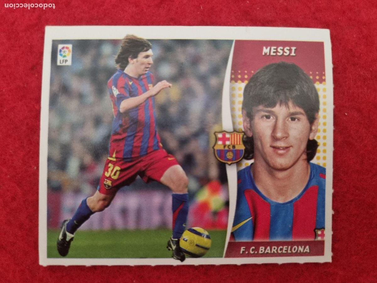 Cromos de F&uacute;tbol: CROMO FUTBOL MESSI BARCELONA LIGA 2006 2007 EDICIONES ESTE NUEVO ORIGINAL CF28
