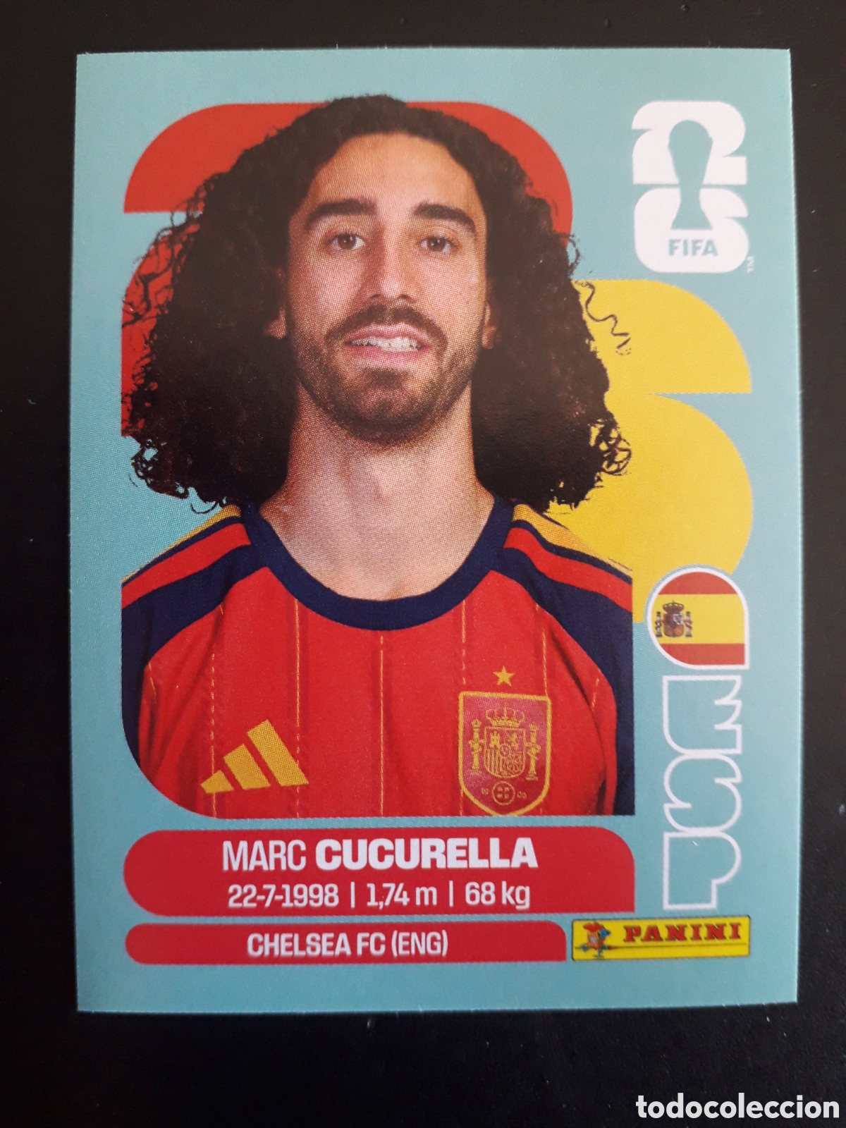 Cartes &agrave; collectionner de Football: CUCURELLA ESPA&Ntilde;A ESP 8 MUNDIAL F&Uacute;TBOL 2026 FIFA WORLD CUP PANINI SIN PEGAR PEDIDO M&Iacute;NIMO 3&euro;