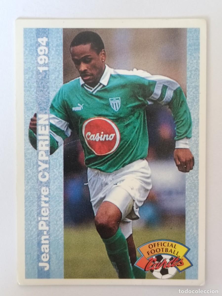 Cartes &agrave; collectionner de Football: #82 JEAN-PIERRE CYPRIEN (SAINT-ETIENNE) FOOTBALL CARD 1993/1994 PANINI