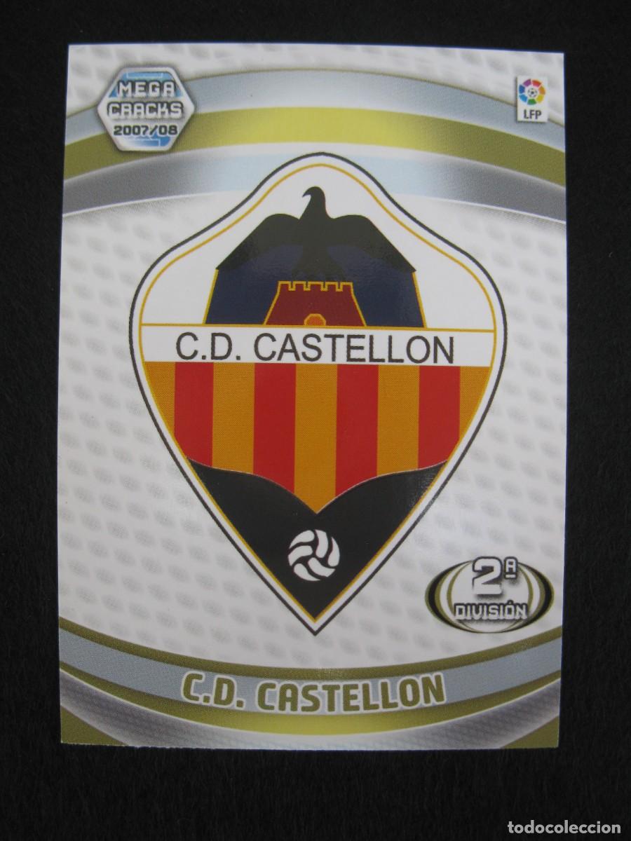 Cartes &agrave; collectionner de Football: ESCUDO DEL C.D. CASTELL&Oacute;N - N&ordm; 428 - 2&ordf; DIVISI&Oacute;N - MEGACRACKS 2007-2008 - PANINI - 07-08.