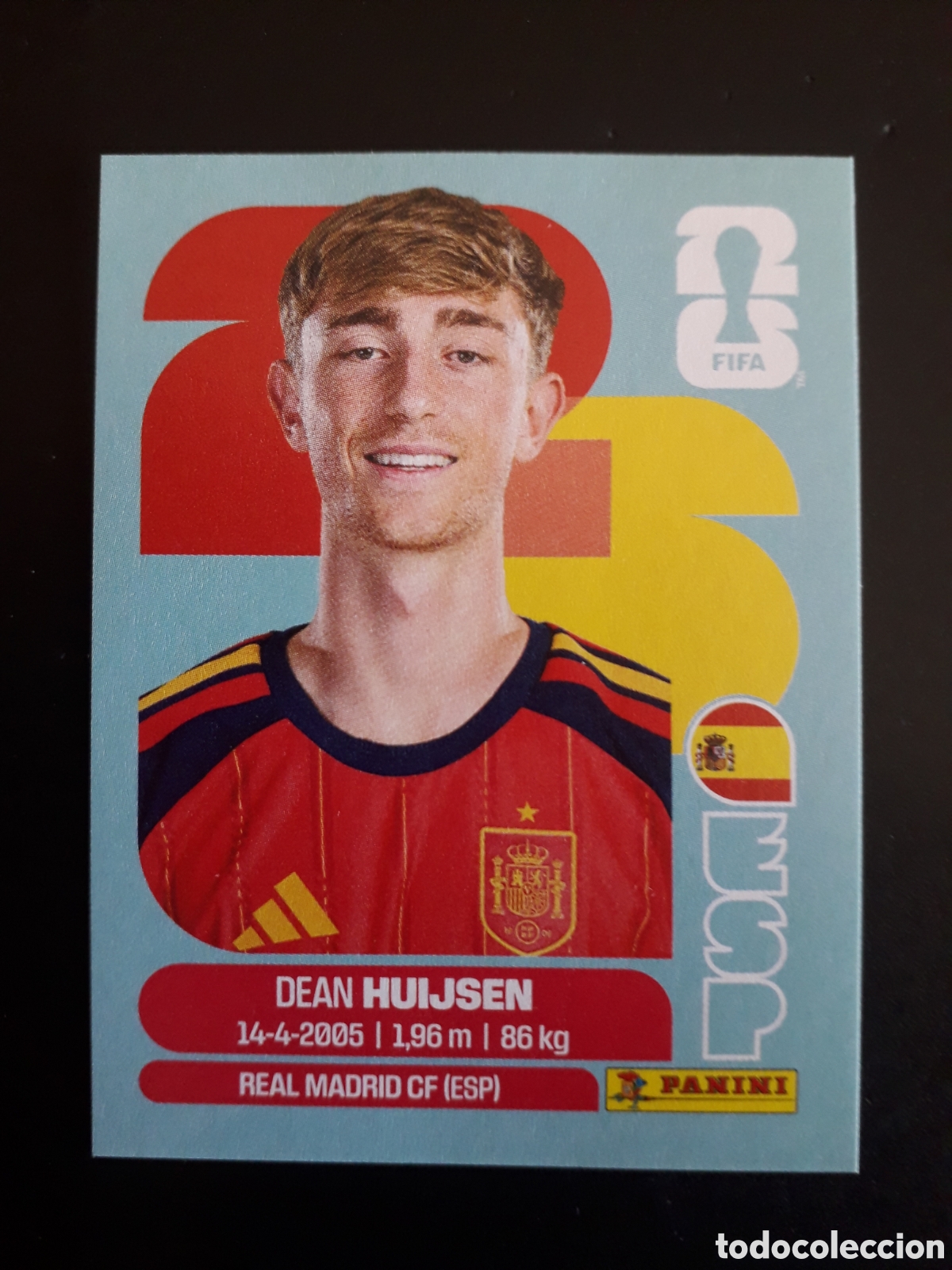 Cartes &agrave; collectionner de Football: HUIJSEN ESPA&Ntilde;A ESP 5 MUNDIAL F&Uacute;TBOL 2026 FIFA WORLD CUP PANINI SIN PEGAR PEDIDO M&Iacute;NIMO 3&euro;