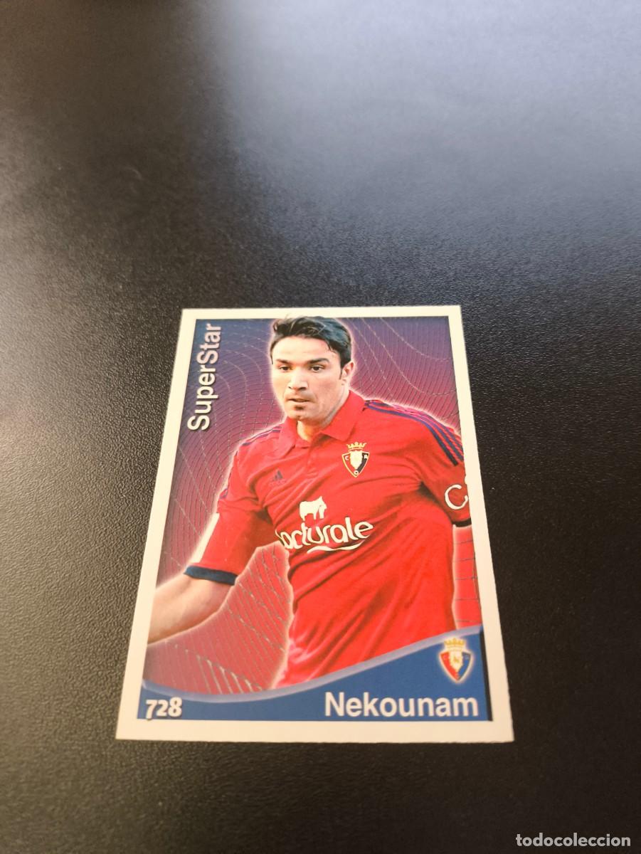 Figurine di Calcio: 728 NEKOUNAM SUPERSTAR MATE OSASUNA MUNDICROMO LIGA 2014 2015 PLATINUM NO PANINI ESTE