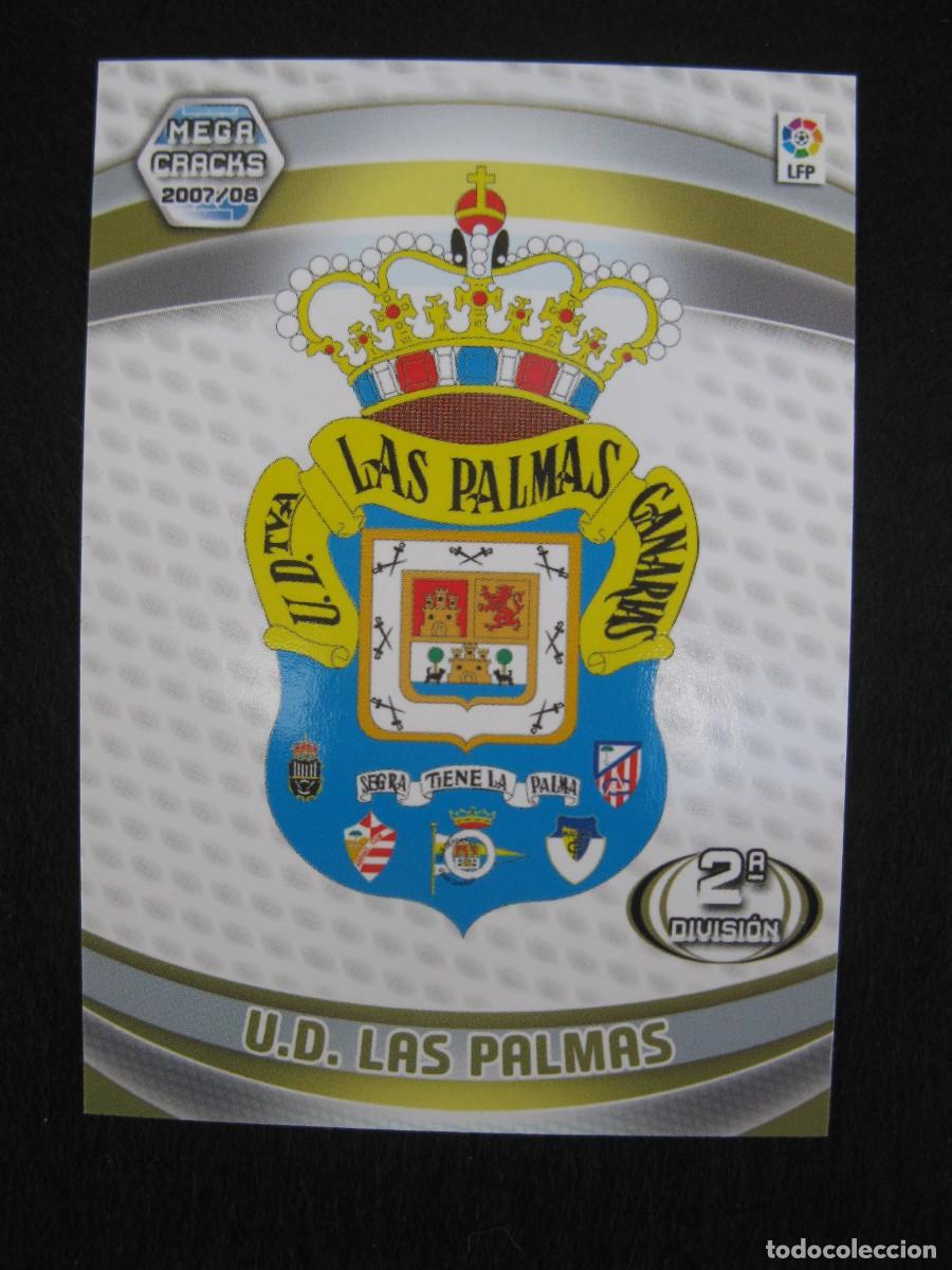 Cromos de F&uacute;tbol: ESCUDO DE LA U.D. LAS PALMAS - N&ordm; 432 - 2&ordf; DIVISI&Oacute;N - MEGACRACKS 2007-2008 - PANINI - 07-08.