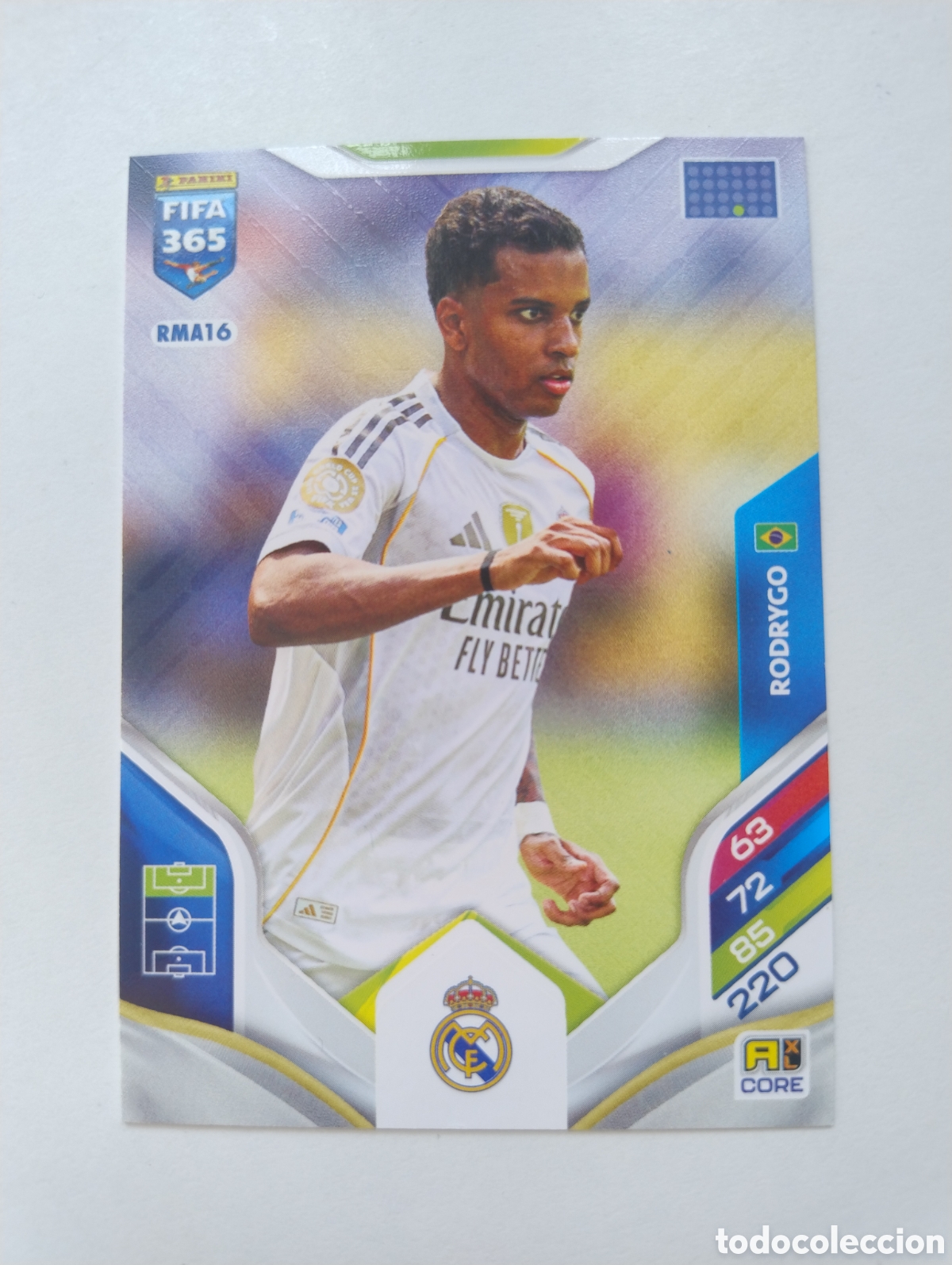 Cromos de F&uacute;tbol: RMA 16 - Rodrygo - Real Madrid - Adrenalyn XL FIFA 365 2026