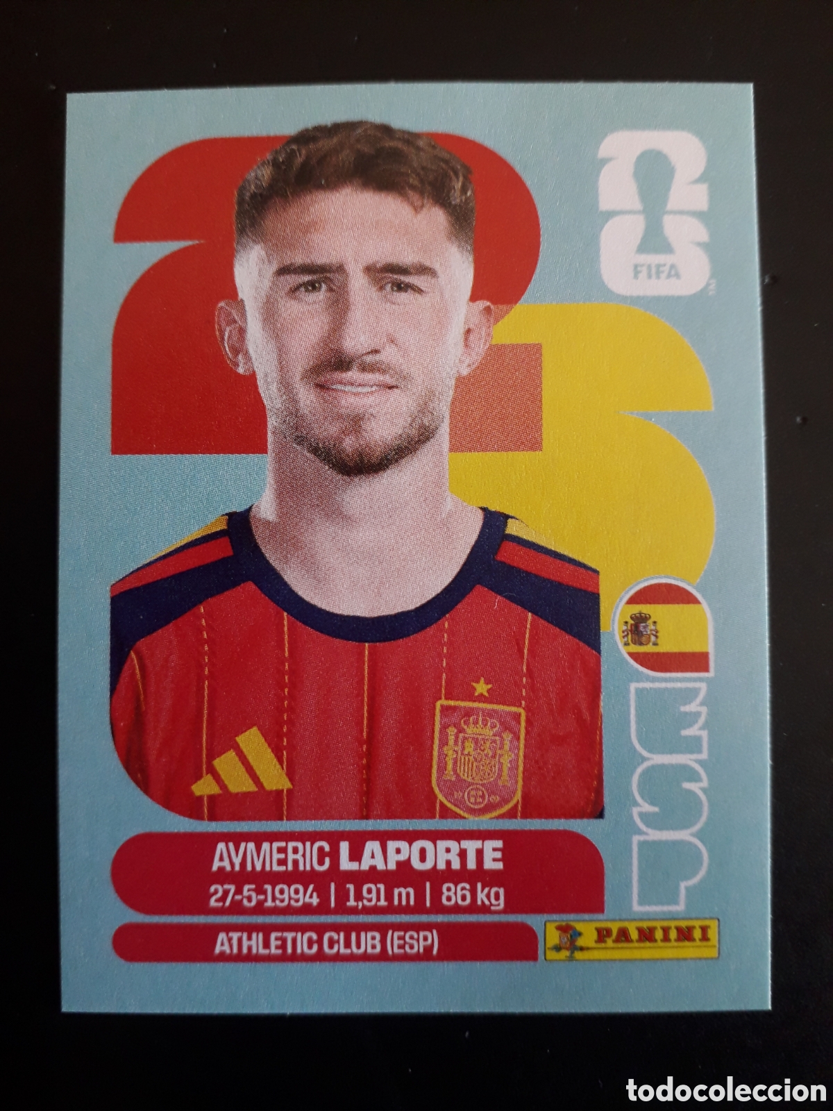 Cromos de F&uacute;tbol: LAPORTE ESPA&Ntilde;A ESP 4 MUNDIAL F&Uacute;TBOL 2026 FIFA WORLD CUP PANINI SIN PEGAR PEDIDO M&Iacute;NIMO 3&euro;